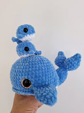 Plush Whale mom and babies