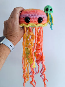 Melinda the Jellyfish mom & baby